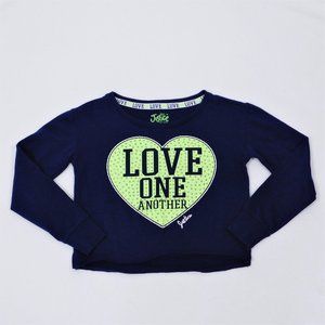 Justice Love One Another Sweatshirt Girl's 8 (73023)
